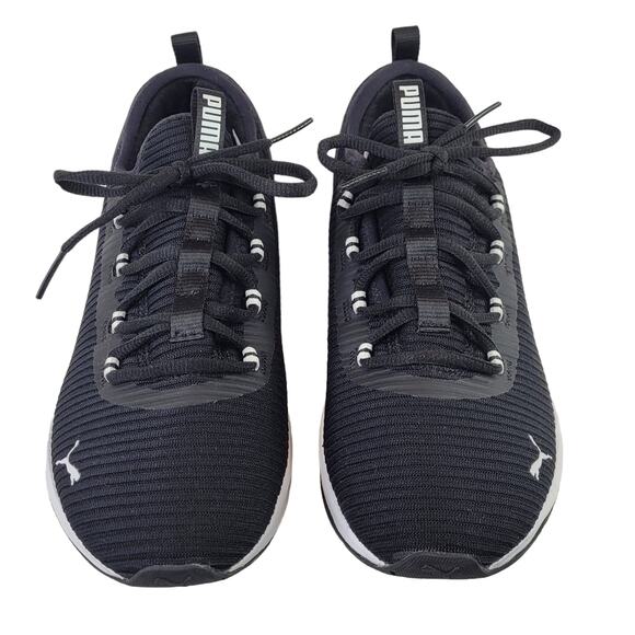 Puma Softride Fitness Running Sneaker Women's Size 8 Black White Softfoam Shoes - Picture 2 of 13
